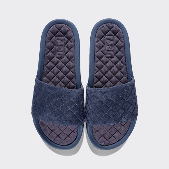 New NIB APL Leather Slides Mens 10 Lusso Shoes Orange Mango Womens 11 11.5 Quilt New NIB APL Leather Slides Mens 10 Lusso Shoes Orange Mango  main image 4
